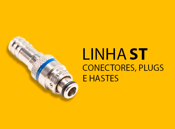 Linha ST – Conectores, Plugs e Hastes